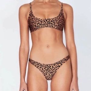 Triangl Leopard Bikini Set
